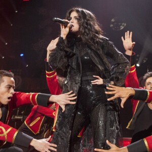 Selena Gomez à l'iHeartRadio Jingle Ball 2015 à Chicago. Le 16 décembre 2015.