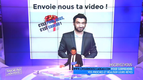 Cyril Hanouna dévoile quelle sera sa nouvelle émission sur D8. Emission "Touche pas à mon poste", le 13 avril 2016.