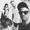 Matt Pokora et Christine and the Queens font une randonnée à Los Angeles. Photo publiée sur Instagram, le 12 avril 2016.
