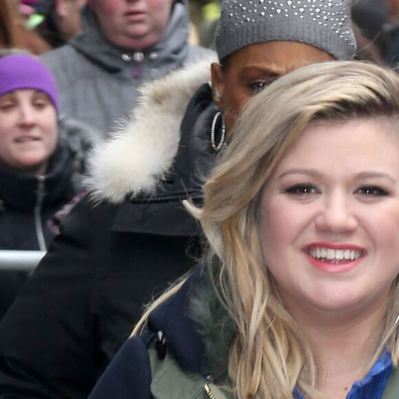 Kelly Clarkson s'est rendue dans les studios de l'émission "Good Morning America" à New York. Le 3 mars 2015