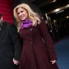Kelly Clarkson et son mari Brandon Blackstock à Washington, le 21 janvier 2013