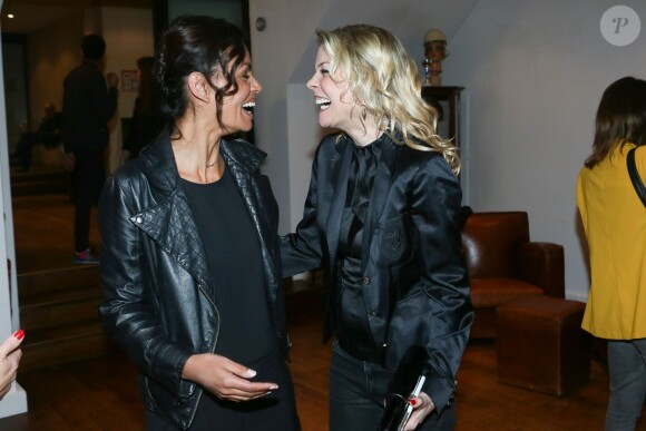 Laurence Roustandjee, Claire Verneil - Soirée "VICO partenaire des supporters à domicile" à l'atelier à Paris le 14 avril 2016. © CVS/Bestimage  Evening "VICO partner of home supporters" in Paris, France on April 14, 2016.14/04/2016 - Paris