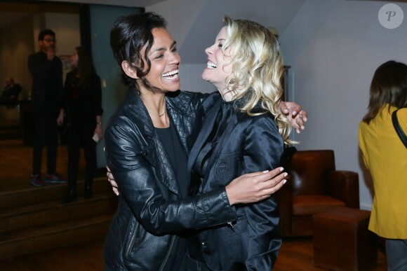 Laurence Roustandjee, Claire Verneil - Soirée "VICO partenaire des supporters à domicile" à l'atelier à Paris le 14 avril 2016. © CVS/Bestimage  Evening "VICO partner of home supporters" in Paris, France on April 14, 2016.14/04/2016 - Paris
