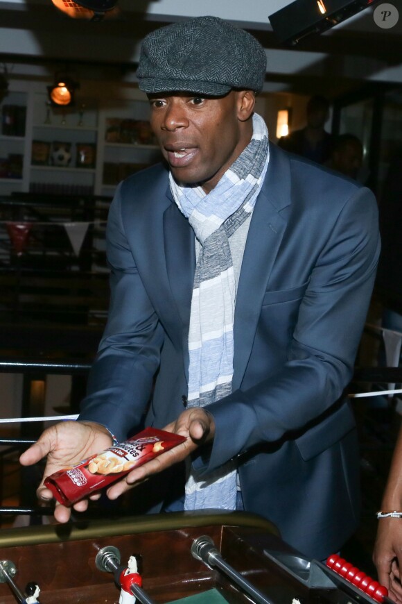 Sylvain Wiltord - Soirée "VICO partenaire des supporters à domicile" à l'atelier à Paris le 14 avril 2016. © CVS/Bestimage  Evening "VICO partner of home supporters" in Paris, France on April 14, 2016.14/04/2016 - Paris