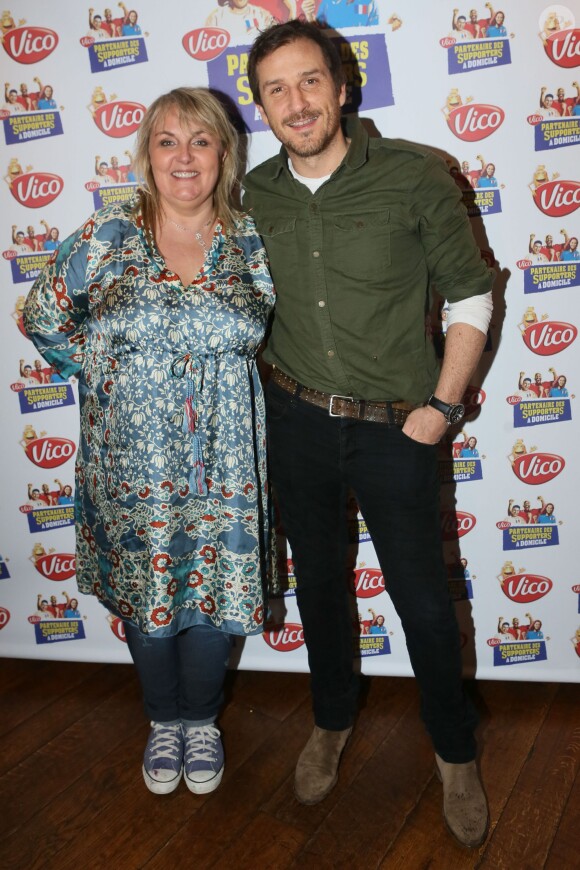 Valérie Damidot et Philippe Auriel - Soirée "VICO partenaire des supporters à domicile" à l'atelier à Paris le 14 avril 2016. © CVS/Bestimage  Evening "VICO partner of home supporters" in Paris, France on April 14, 2016.14/04/2016 - Paris