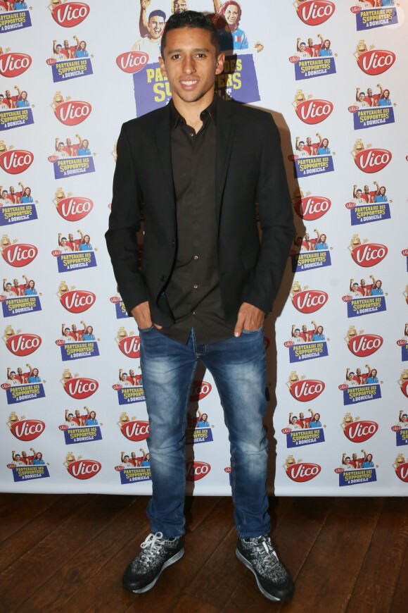 Marquinhos (Marcos Aoas Corrêa) - Soirée "VICO partenaire des supporters à domicile" à l'atelier à Paris le 14 avril 2016. © CVS/Bestimage  Evening "VICO partner of home supporters" in Paris, France on April 14, 2016.14/04/2016 - Paris