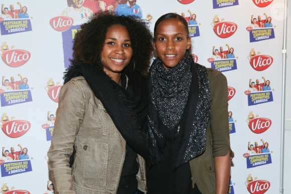 Laura George, Marie-Laure Delie - Soirée "VICO partenaire des supporters à domicile" à l'atelier à Paris le 14 avril 2016. © CVS/Bestimage  Evening "VICO partner of home supporters" in Paris, France on April 14, 2016.14/04/2016 - Paris