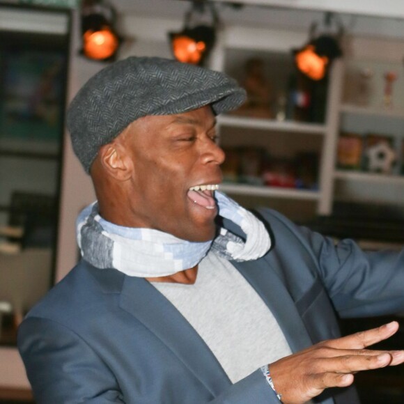 Sylvain Wiltord - Soirée "VICO partenaire des supporters à domicile" à l'atelier à Paris le 14 avril 2016. © CVS/Bestimage  Evening "VICO partner of home supporters" in Paris, France on April 14, 2016.14/04/2016 - Paris