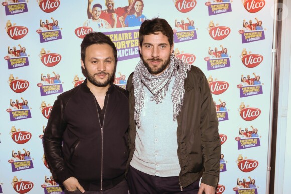 Messaoud Benterki, Karim Benali - Soirée "VICO partenaire des supporters à domicile" à l'atelier à Paris le 14 avril 2016. © CVS/Bestimage  Evening "VICO partner of home supporters" in Paris, France on April 14, 2016.14/04/2016 - Paris