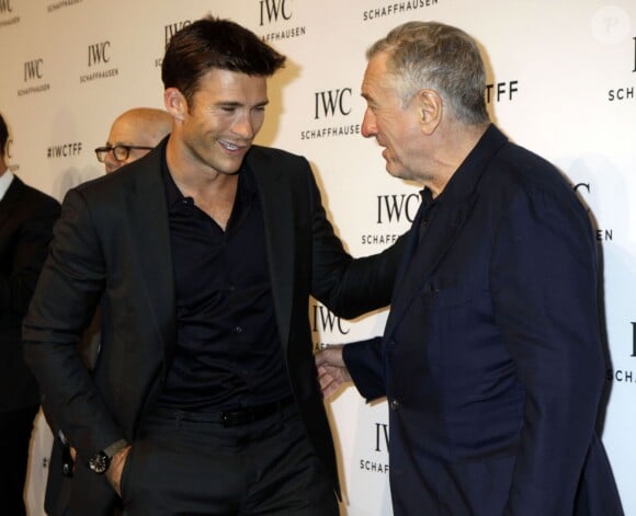 Scott Eastwood et Robert De Niro à la soirée IWC Schaffhausen fourth annual 'For the Love of Cinema' lors du Festival du Film Tribeca à New York, le 14 avril 2016