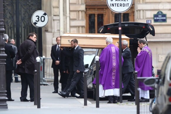 Les obsèques de Laurence Chirac, fille de Jacques et Bernadette Chirac morte le 14 avril 2016, ont été célébrées le 16 avril 2016 en la basilique Sainte-Clotilde à Paris. La défunte a ensuite été inhumée dans la plus stricte intimité familiale au cimetière du Montparnasse © Crystal Pictures/Bestimage