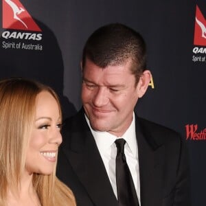 Mariah Carey et son compagnon James Packer - Célébrités arrivant à la soirée G'Day à Los Angeles le 28 janvier 2016. © CPA / BESTIMAGE