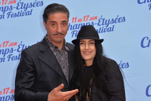 Simon Abkarian et Ronit Elkabetz - Avant-première du film "Le procès de Viviane Amsalem" lors du 3ème Champs-Elysées Film Festival à Paris, le 17 juin 2014.