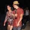 Katy Perry et Orlando Bloom lors du festival de Coachella dans la vallée de l'Indio, le 17 avril 2016
