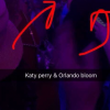 Katy Perry et Orlando Bloom lors du festival de Coachella. Photo publiée sur Twitter, le 17 avril 2016.
