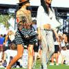 Chanel Iman et Shanina Shaik à Coachella le 15 avril 2016.