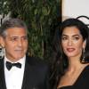 George Clooney et Amal Clooney - 72e cérémonie annuelle des Golden Globe Awards à Beverly Hills le 11 janvier 2015