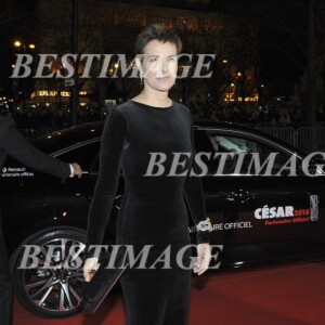 Carole Bouquet - People à la 41ème Cérémonie des César au théâtre du Châtelet à Paris. Le 26 février 2016