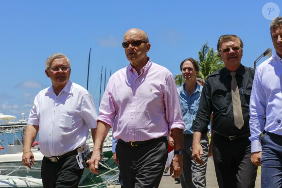 Alain Juppé en visite sur l'île de Saint-Barthélémy le 9 avril 2016