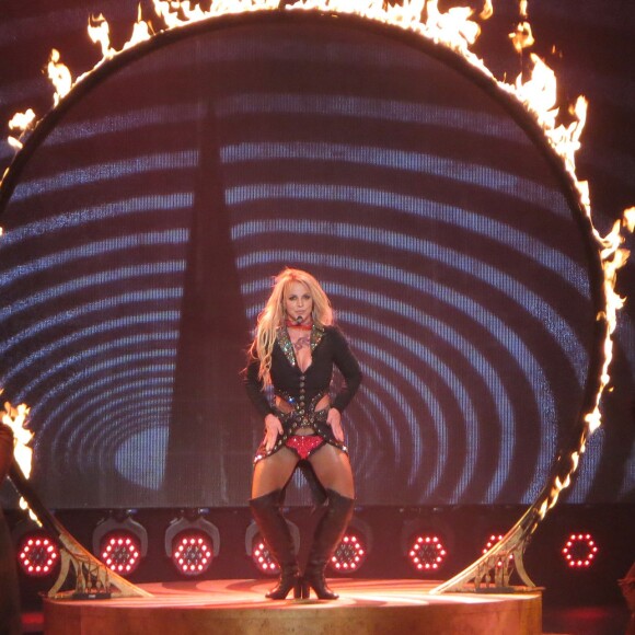 Britney Spears en concert au Planet Hollywood casino de Las Vegas le 24 février 2016.24/02/2016 - Las vegas