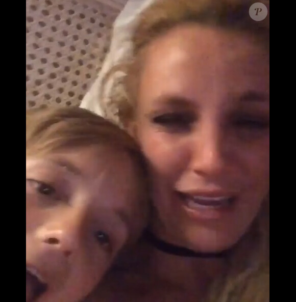 Britney Spears en larmes sur Instagram.