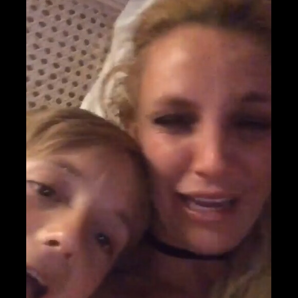 Britney Spears en larmes sur Instagram.