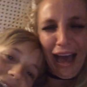 Britney Spears en larmes sur Instagram.