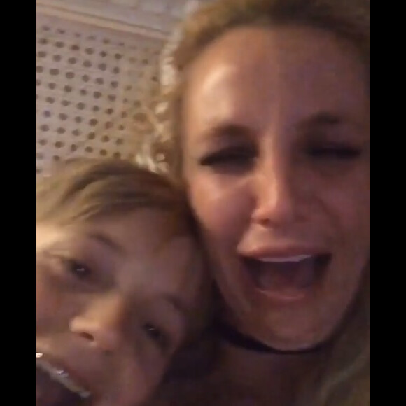 Britney Spears en larmes sur Instagram.