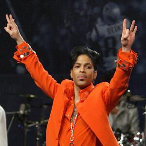 Prince lors d'un concert à Miami, le 2 février 2007