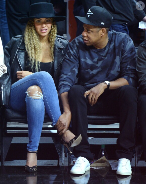 Beyoncé et Jay Z à Los Angeles, le 3 mars 2016.