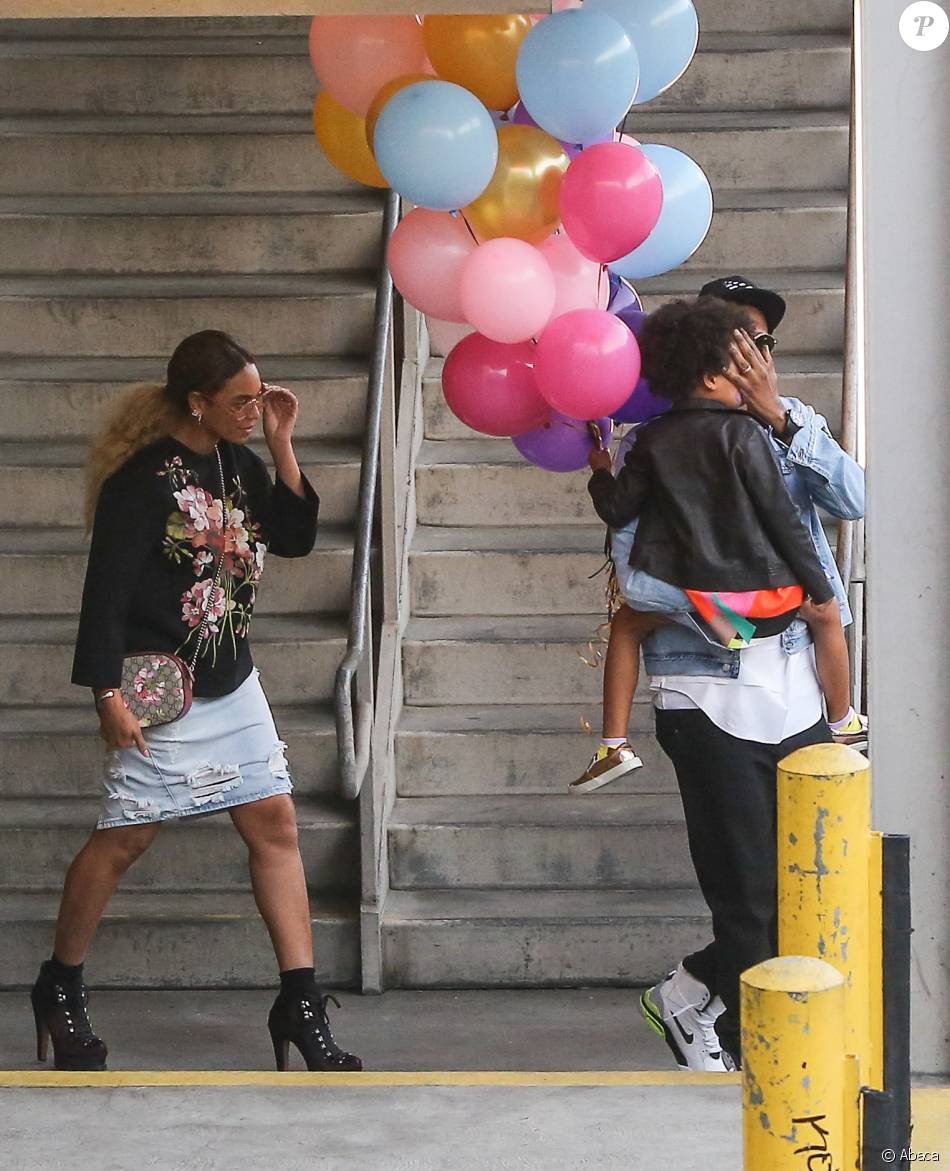 Beyoncé Jay Z Et Leur Fille Blue Ivy à Los Angeles Le 27 Février 2016 Purepeople
