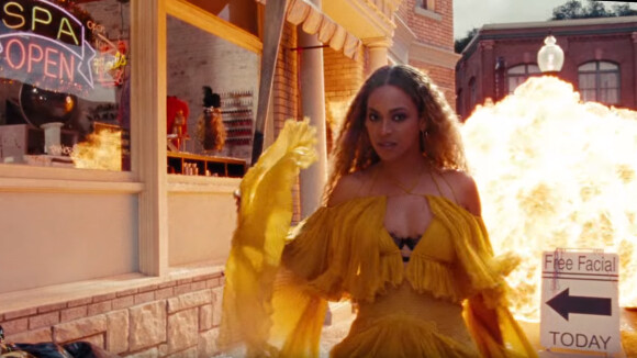 Beyoncé dans le clip de "Formation". Avril 2016.