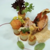 Le plat de Pierre Augé, dans Top Chef - Le Choc des champions, le lundi 25 avril 2016 sur M6.