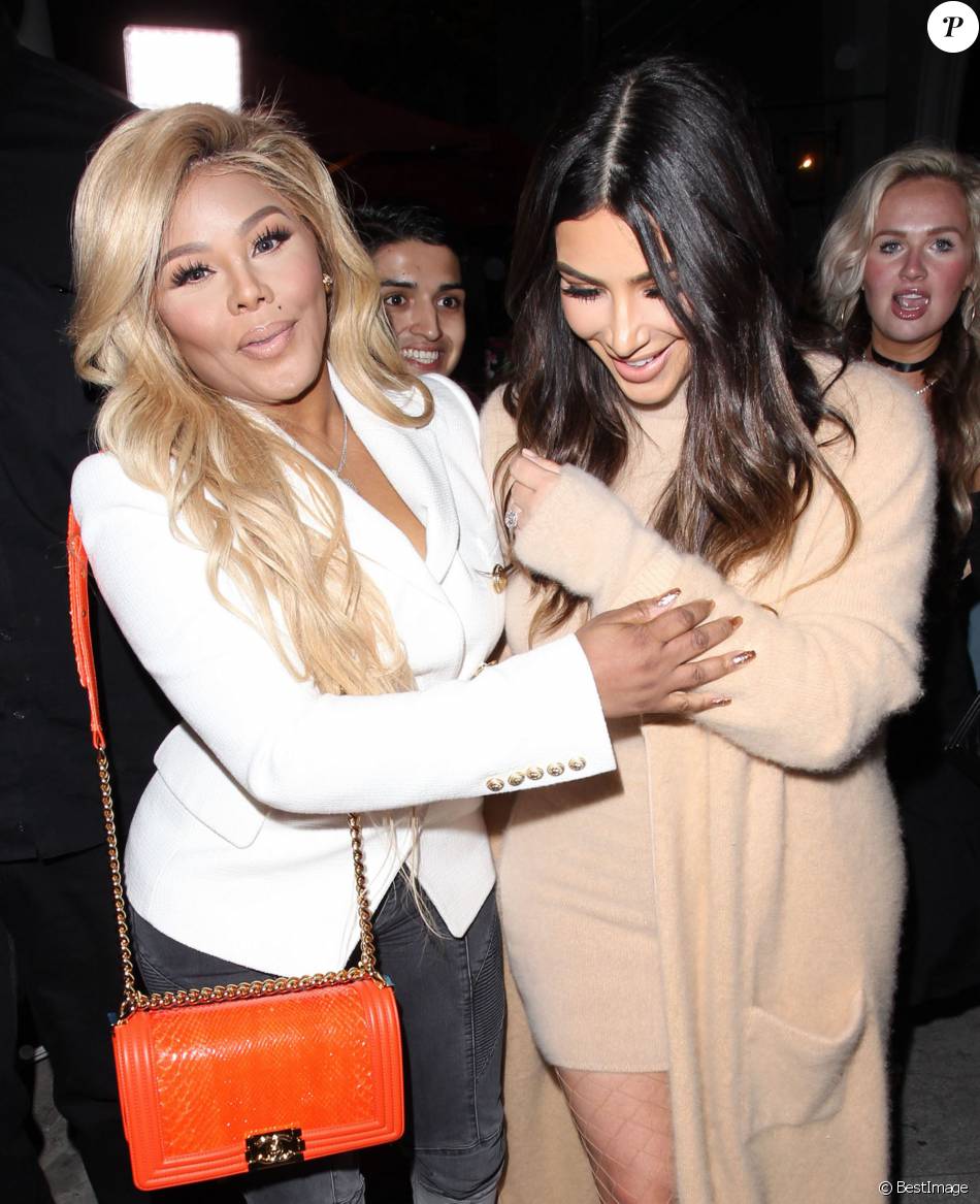 Kim Kardashian Avant Chirurgie Les Anges Lil' Kim et Kim Kardashian à Los Angeles le 30 mars 2016 - Purepeople