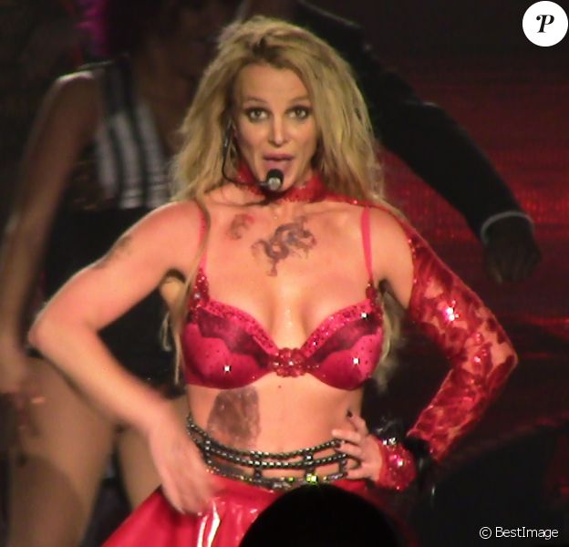Britney Spears en concert au Planet Hollywood casino de Las Vegas le 24 février 2016