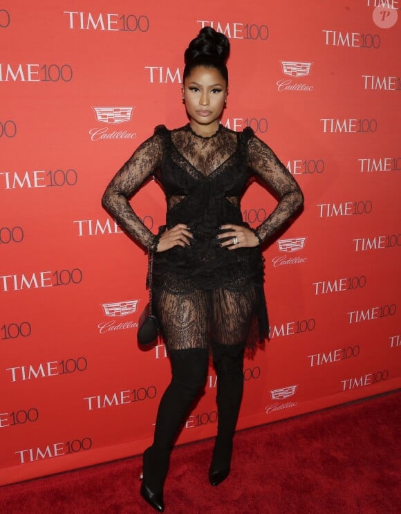Nicki Minaj assiste au gala TIME 100 au Frederick P. Rose Hall, au Jazz at Lincoln Center. New York, le 26 avril 2016.