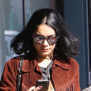 Vanessa Hudgens à la sortie d'un salon de manucure à Studio City, le 10 février 2016