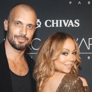 Exclusif - Mariah Carey avec Loïc (directeur de l'ARC) à l'ARC à Paris le 22 avril 2016 © JC Roy / Bestimage