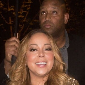 Semi-Exclusif - Mariah Carey arrive à l'hôtel Plaza Athénée à Paris, le 22 avril 2016.