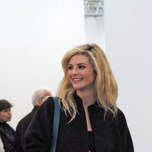 Josh Hartnett et sa compagne Tamsin Egerton (enceinte) lors du Vernissage du salon d'art contemporain "Frieze" à Londres. Le 13 octobre 2015