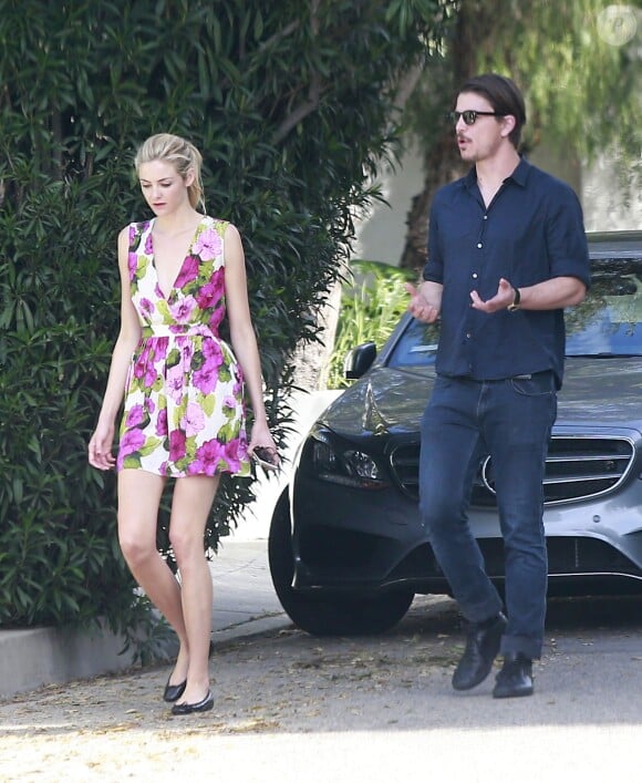 Exclusif - Josh Hartnett et sa petite amie Tamsin Egerton visitent des maisons dans le quartier de Hollywood Hills, le 14 mars 2015