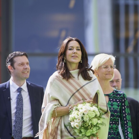 La princesse Mary de Danemark assurait le 25 avril 2016 l'inauguration du Festival de la Recherche à Copenhague, au Museum d'histoire naturelle.