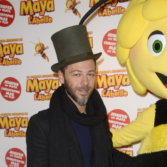 Christophe Maé à l'avant-première du film "Maya l'abeille" à l'UGC Ciné Cité Bercy à Paris le 31 janvier 2015