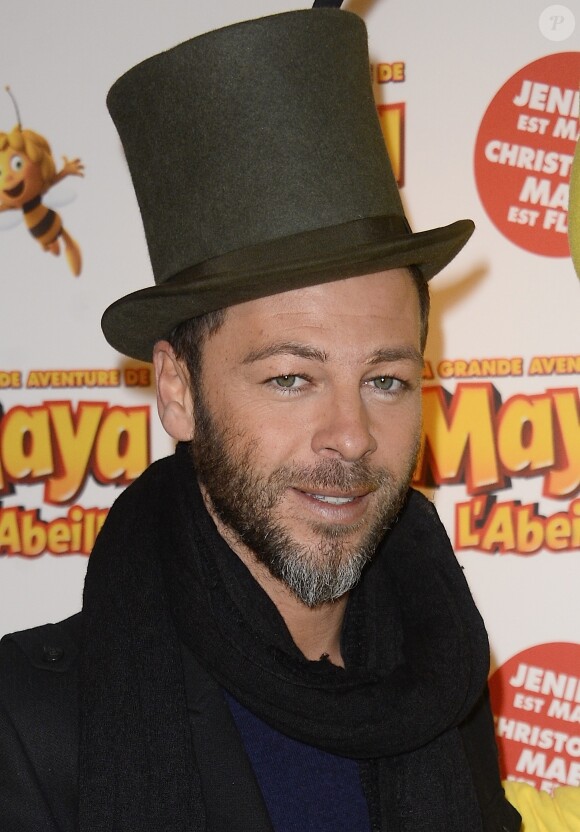 Christophe Maé à l'avant-première du film "Maya l'abeille" à l'UGC Ciné Cité Bercy à Paris le 31 janvier 2015