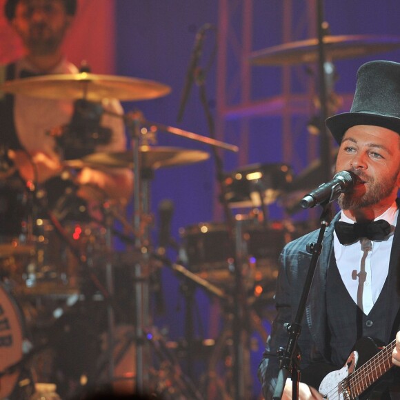 Christophe Maé en concert au Palais des Sports de Paris, le 10 octobre 2014