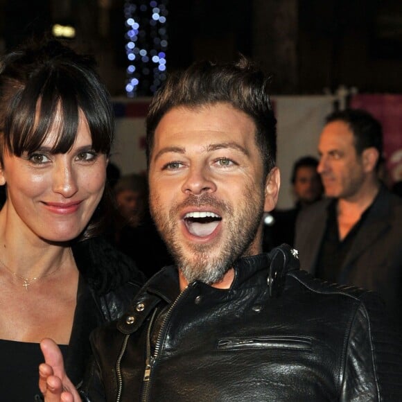 Christophe Maé et sa compagne Nadège Sarron à la 15e édition des NRJ Music Awards à Cannes le 14 decembre 2013