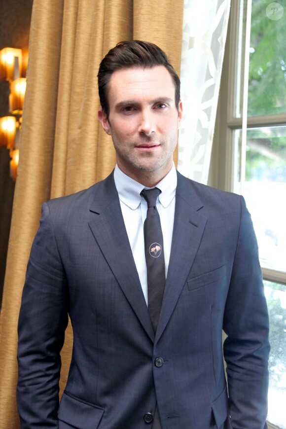 Adam Levine en conférence de presse pour le film "Sing Street" à Beverly Hills. Le 18 avril 2016  Embargo in USA until May 18th 2016. No tabloids in USA. Adam Levine, in press conference for the movie "Sing Street", on April 18th 2016 at the Four Seasons Hotel, in Beverly Hills.18/04/2016 - Beverly Hills