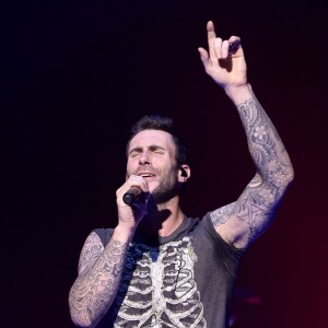 Adam Levine et Maroon 5 en concert à Madrid au Barclaycard Center le 15 juin 2015.  Adam Levine - Maroon 5 in concert at the Barclaycard Center in Madrid.- June 15, 201515/06/2015 - Madrid