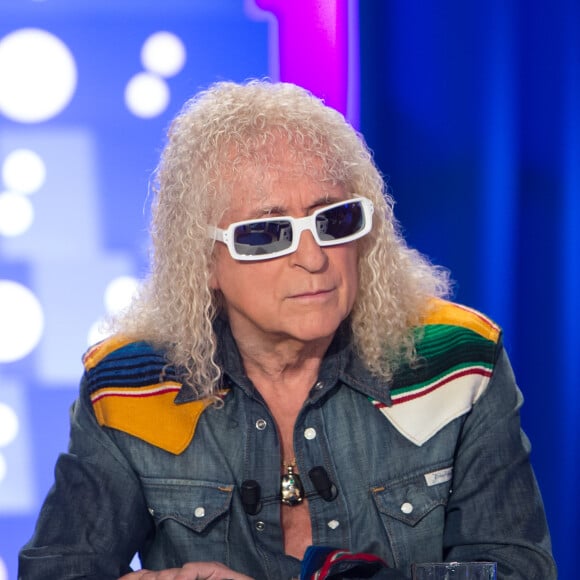 Exclusif - Michel Polnareff, invité exceptionnel d'On n'est pas couché, sur France 2, le samedi 30 avril 2016 (tournage le jeudi 28 avril 2016), à Paris. © Cyril Moreau