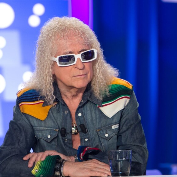 Exclusif - Michel Polnareff, invité exceptionnel d'On n'est pas couché, sur France 2, le samedi 30 avril 2016 (tournage le jeudi 28 avril 2016), à Paris. © Cyril Moreau